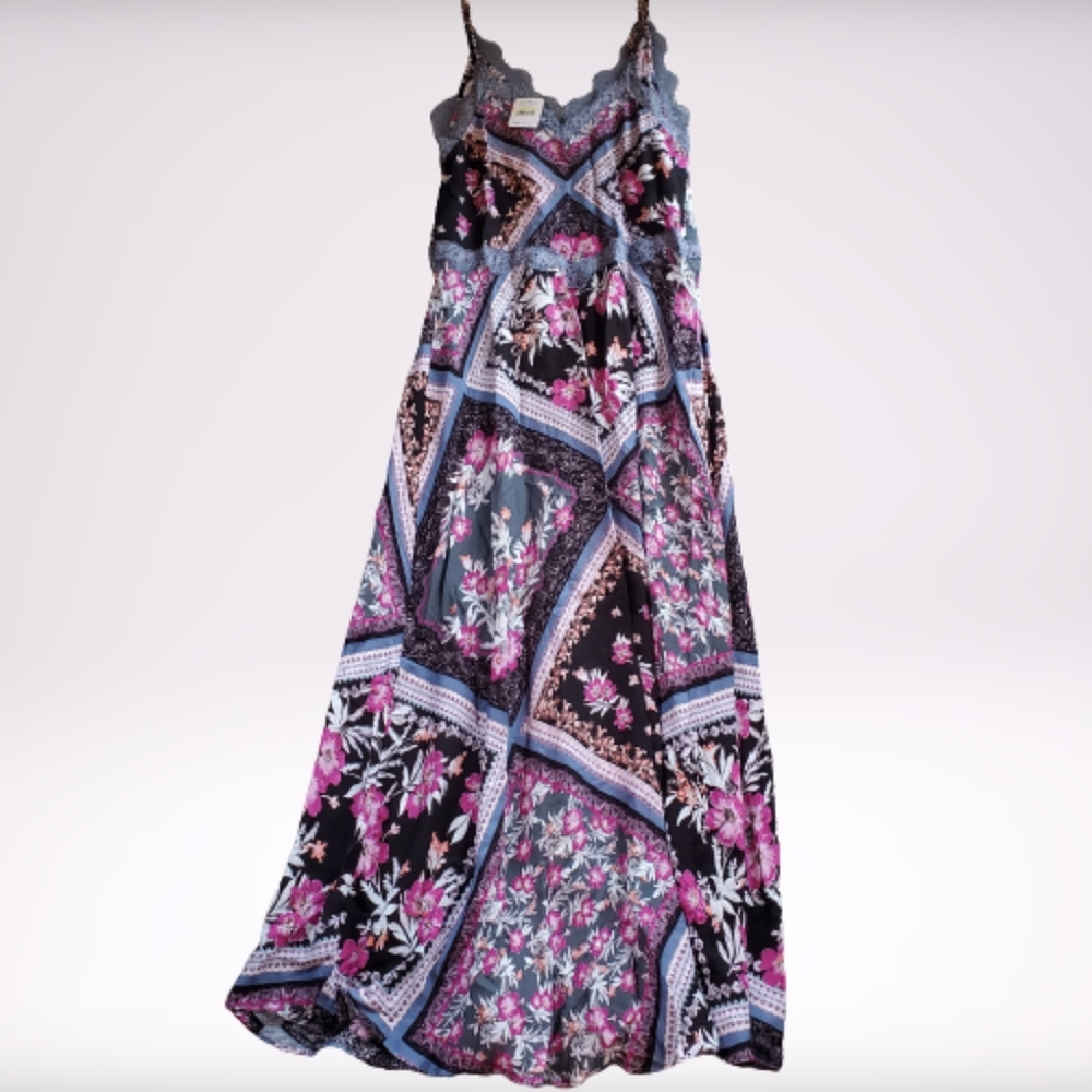 Free people Stevie Floral print maxi dress M NWT